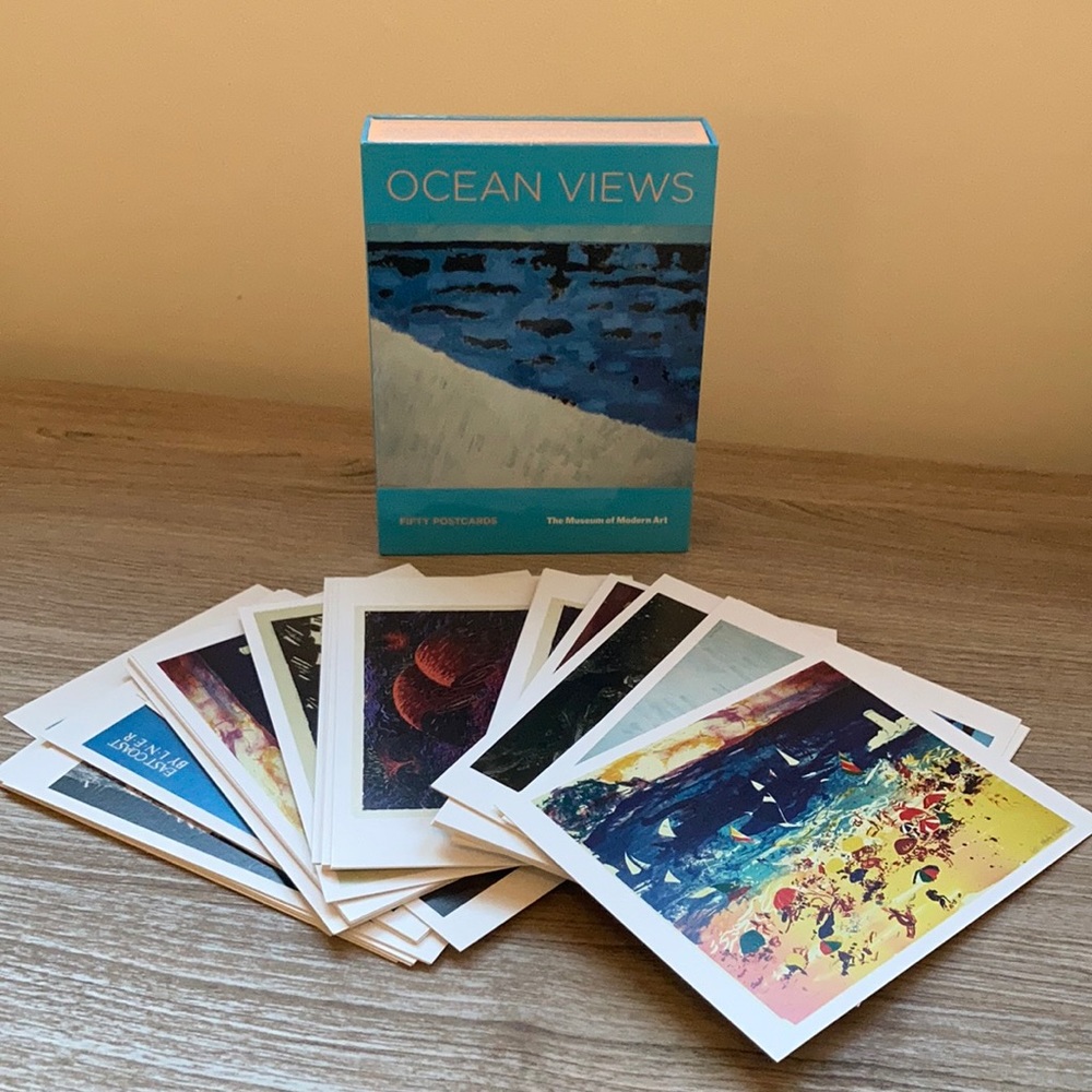 Museum of modern art postcards Ocean Views
